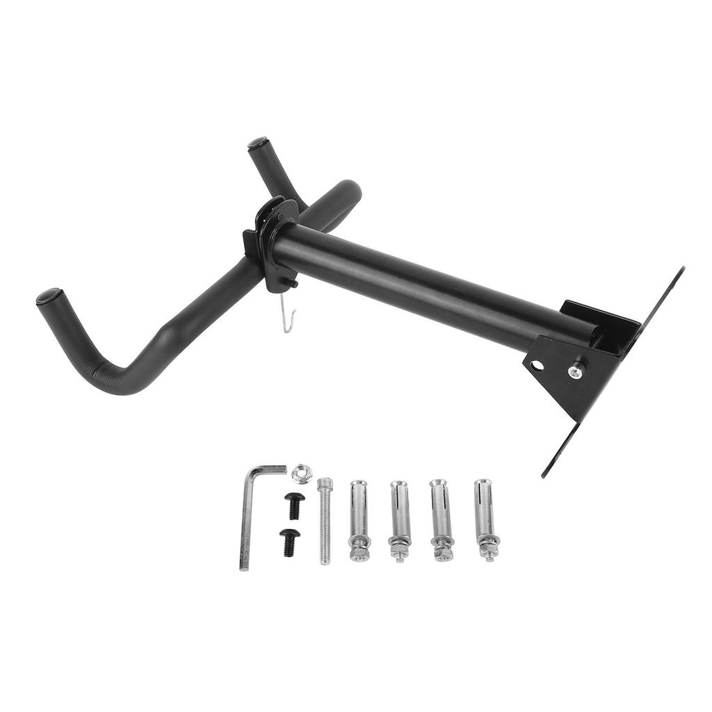 Sykkelvegghenger Veggmontert Horisontalt Sykkeloppbevaringsstativ Krok Terrengsykkel Veggutstillingsstativ for Garasje Innendørs Bod