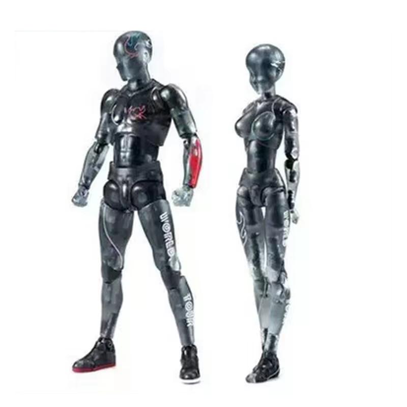 15cm Soul Meeting Place Shf Primitive Body Limited Edition Action Figure-Black Transparent Collectible Male Female Handmade Lovely Toy