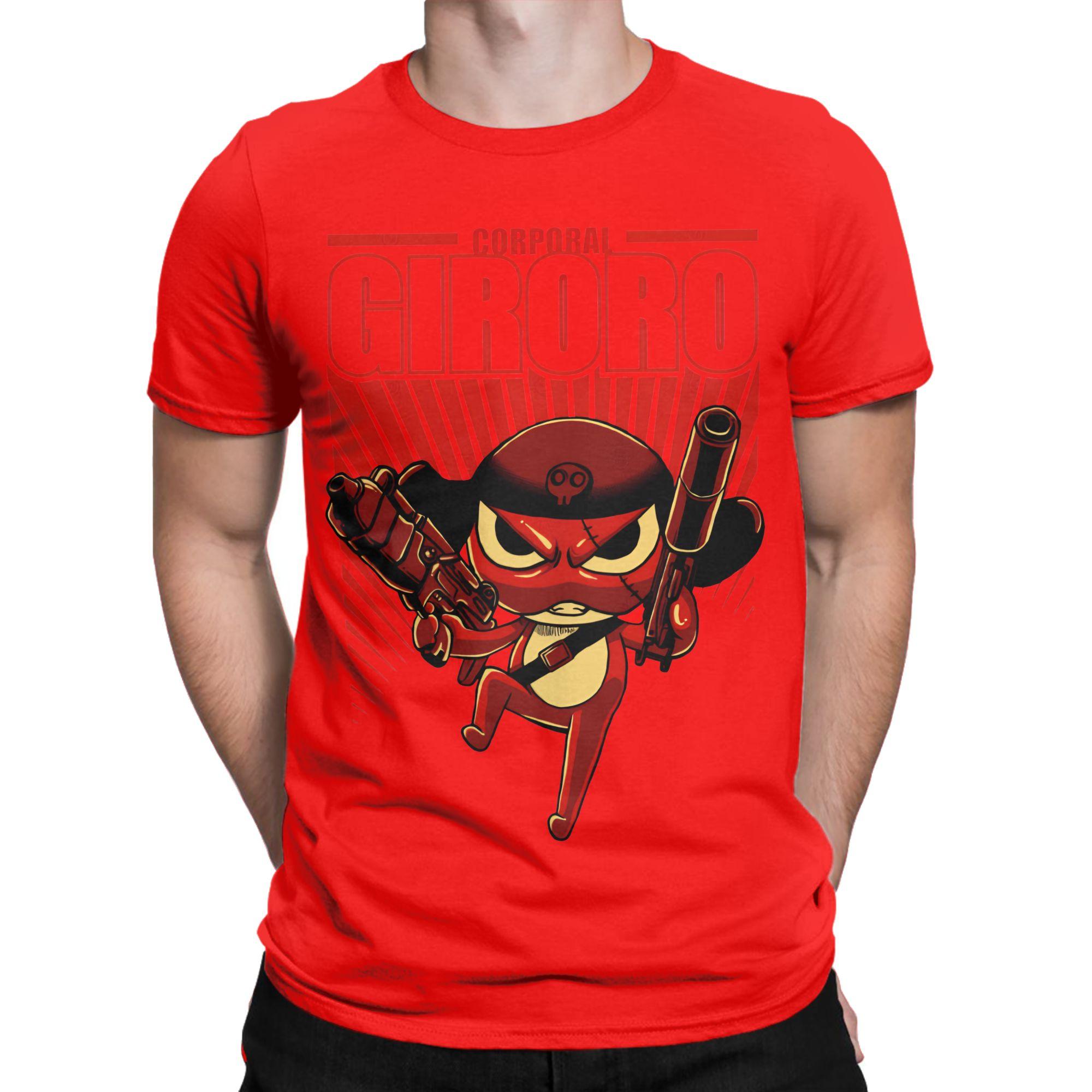 

Awesome Corporal Giroro Sgt Frog Keroro TShirt Men Womens Round Neck Pure Cotton T Shirts Short Sleeve Tee Shirt Gift Tops S