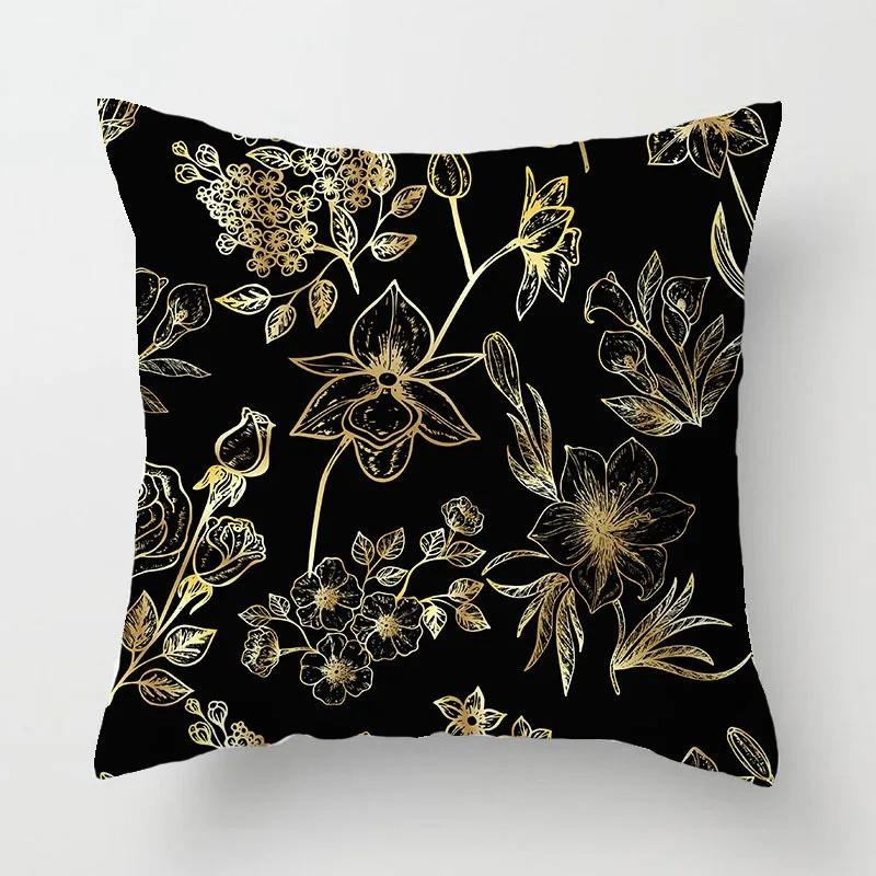 Flax Dandelion Maple Leaf Pattern Series Cushion Cover Sofa Pillow Cover Living Room Decor Nordic Cushion Cover Home Decor