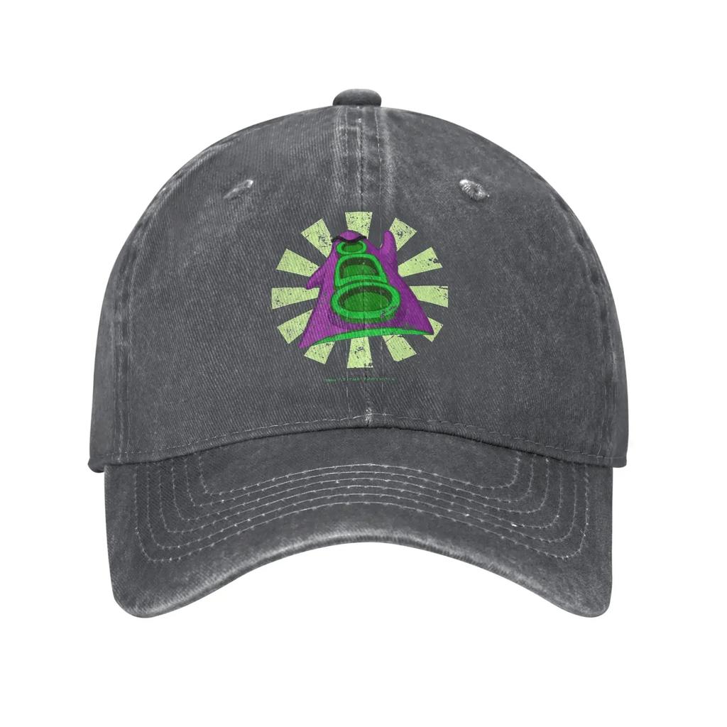Summer Maniac Mansion Day of the Tentacle Japanese Baseball Cap Sun Breathable Washed Hats Women Men Tennis Skate Snapback Cap