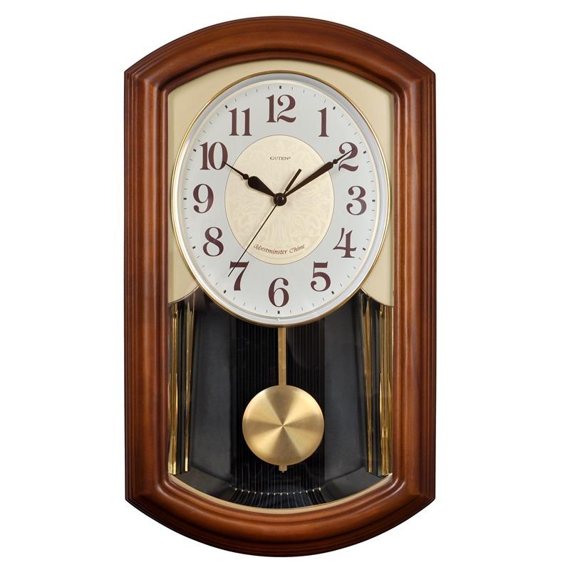 Antique Wall Clock Wooden Wall Watch Silent Elegant Decorative Living Room Clocks Minimalist Luxury Aesthetic Pendulum Watches