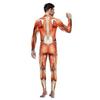 Halloween Cosplay Kostüme Anzug Mode 3D Muskeldefinition Hautdruck Herrenkostüm Jumpsuit Sexy Bodysuits