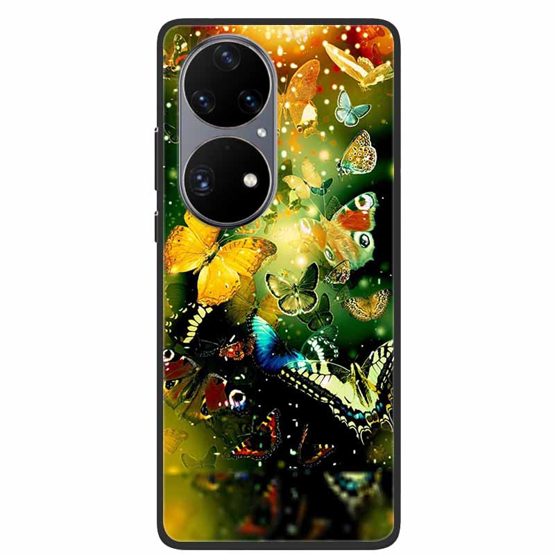 Phone Case For Huawei P50 Pro Cover Soft Silicone Cool coque For Huawei P50Pro P50 Pro 5G Back Cases P 50 Pro Fashion TPU Fundas