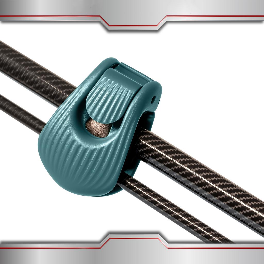 6/12 Stück Angelrutenhalter Befestigungsclip Köderruten Bündelklemme Strandangelrutenhalter Kompakter Befestigungshalter Angelwerkzeuge