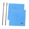 SEWACC 1 Set Flute Cleaning Kit, Guitar Set, Microfiber Cleaning Cloth, Flute Cleaning Cloth, Flute Care Products, Microfiber Polishing Cloth