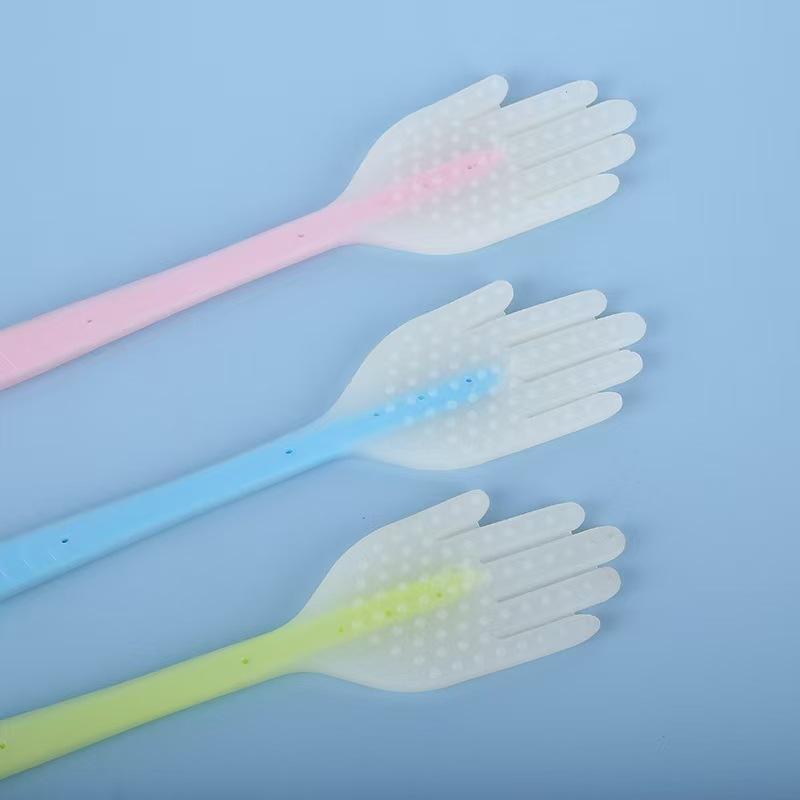 

Gua Sha Board, Meridian Massage Hammer, Gua Sha Pat, Back Massage Tap, Cervical Spine Hammer, Silicone Patting Stick 1pc рожевий