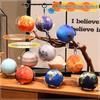 Simulation Planet Plush Toy 3D Earth Moon Mars Sun Stuffed Pillow Pendant Educational Photo Prop For Kids Nursery Decor Kid Gift