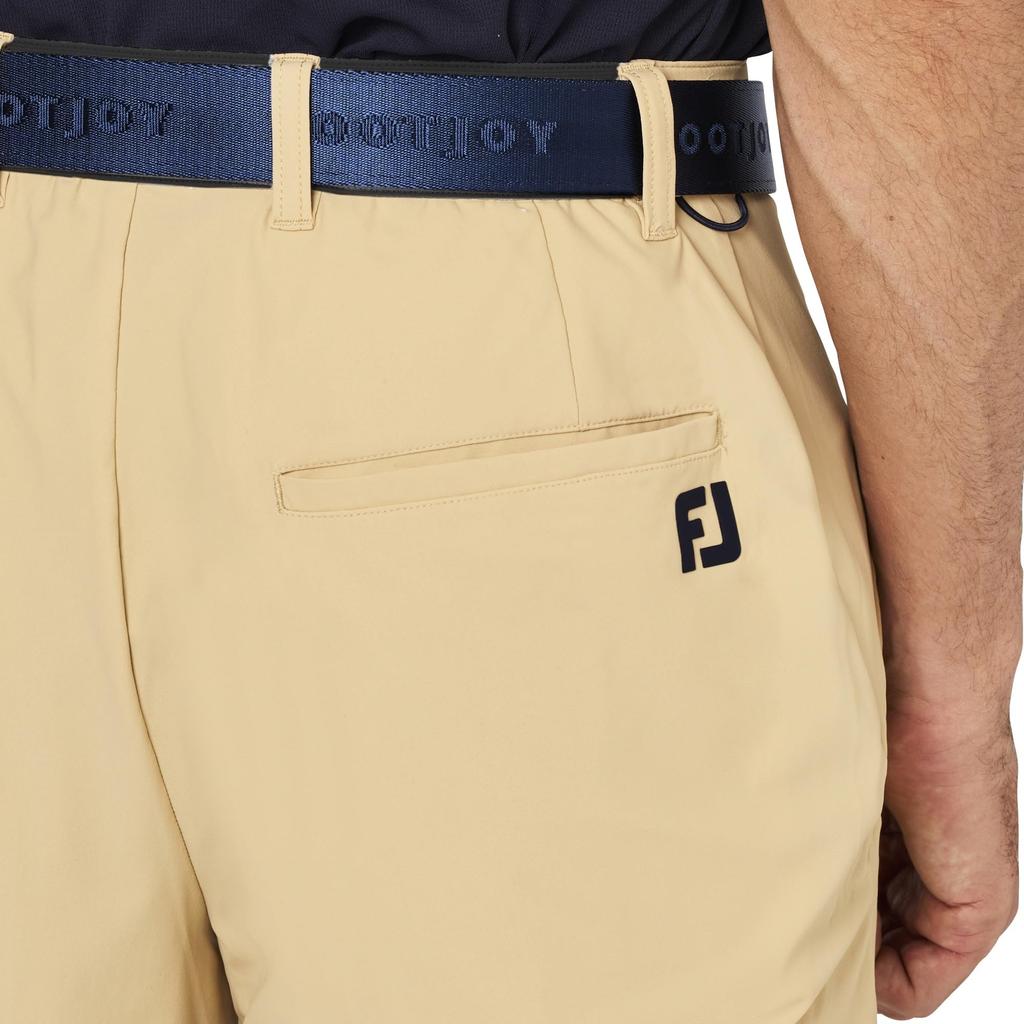 FootJoy Men's Super Stretch Ankle Golf Pants, Beige, Size XL (FJ-S25-P02, 34737-XL)