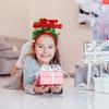 Set of 4 Sparkling Christmas Letter Headbands Christmas Letters Headbands for Girl Christmas Hair Accessories for Women