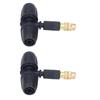 10Pcs Copper Atomizing Nozzles 8/11mm Adjustable Gardening Atomizing Nozzle with Tee Pipes for