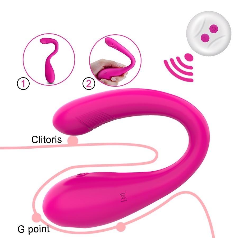 Wireless Remote Control Panties Vibrator U-shaped Adult Toys Clitoris Stimulator Female Masturbator