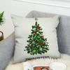 Christmas Tree Pillow Case For Car Sofa Decorative Home Double-sided Print Plush Square Throw Pillow Cushion Cover