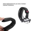 Universal Replacement Soft Foam Headset Headband Cushion Pad Kit Black