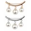 2Pcs Brooch Stylish Elegant Faux Pearl Fashion Vintage Brooch for Wedding
