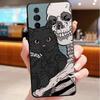 Phone Case For Motorola Edge 50 40 Pro 60 50 40 30 Ultra Neo Fusion Moto G85 G72 G53 G54 G84 G13 G32 Cartoon Skeleton Skull Cat