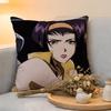 Cushion Cover  Linen  SkinFriendly Soft Decorative Case For Sofa Home Decor Cowboy Bebop Pillow cover