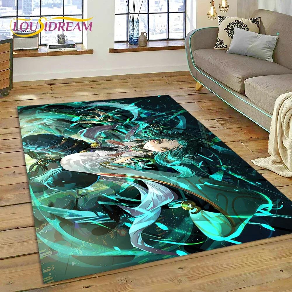 

Latest Genshin Impact Cartoon Game Carpet Rug for Bedroom Living Room Home Sofa Decoration,Children Game Large Decor Floor Mat 40x60cm( 15x23in )