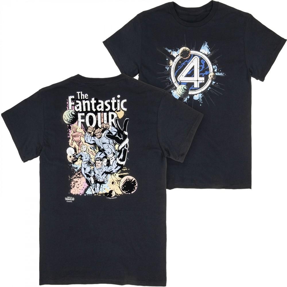 

Marvel The Fantastic Four Retro Art T-Shirt Unisex Size S To 5XL Unisex T-Shirt XL