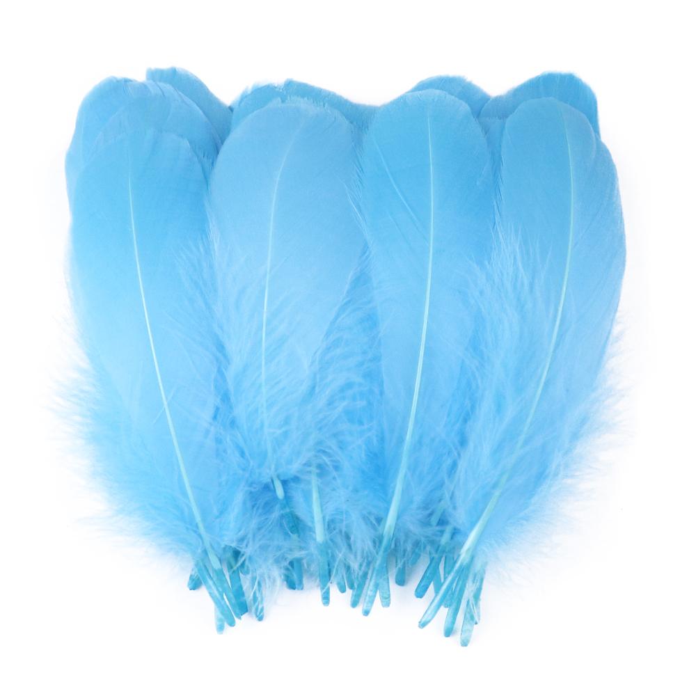 

Natural Goose Feathers Plumes 10-15CM Swan Feather Plume for Home Decoration Craft DIY Wedding Jewelry Accessories 50PCS 100PCS 50PCS небесно-голубой