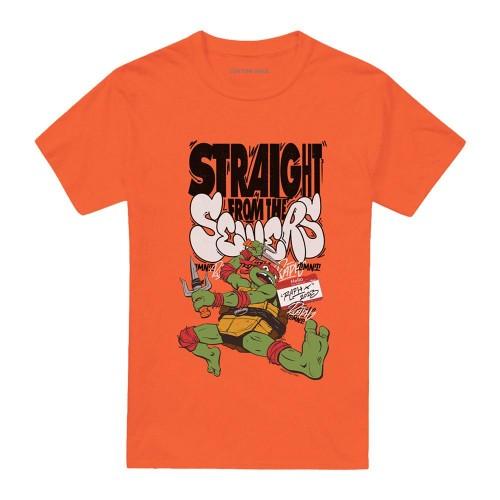 TMNT Unisex Adult Mutant Mayhem Raph Sewers T-Shirt