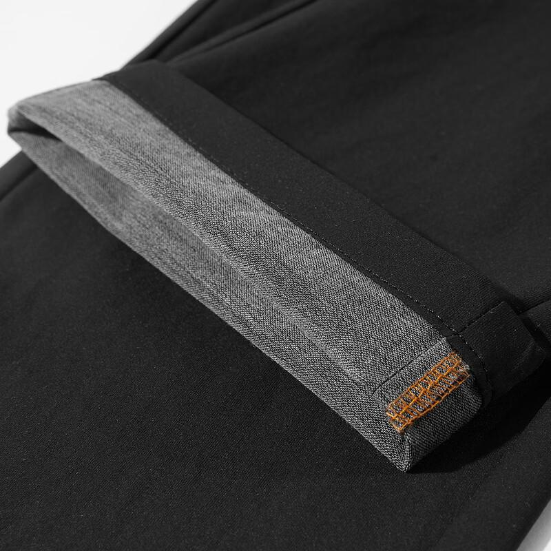JOW Men's Breathable Bamboo Fiber Easy-Care Straight-Leg Casual Pants