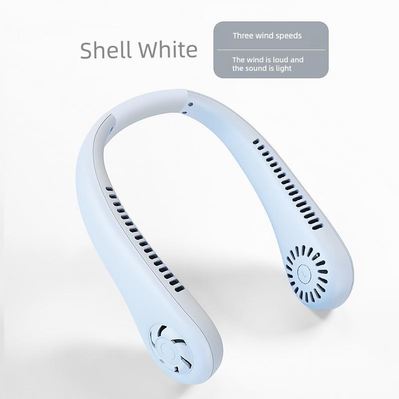German Neck-Hanging Fan, Portable and Convenient Cooling Device for Lazy People, Mini Strong Wind, Silent, Powerful, Cooling, Refreshing, Lightweight