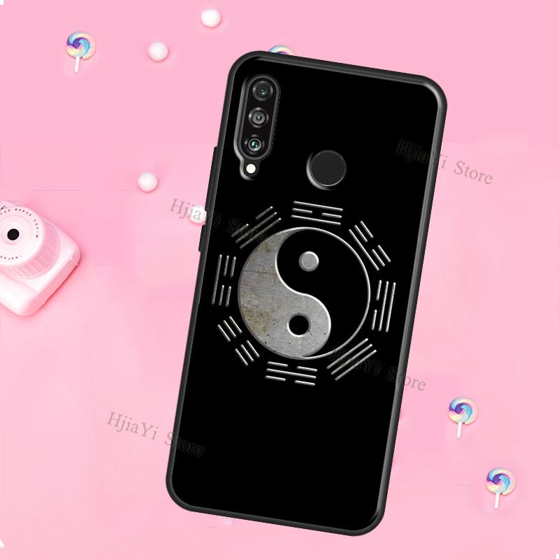 Yin Yang Black White For Huawei Honor Magic 5 Lite X8 X9 X8a X9a 50 70 P20 P30 P40 P50 P60 Pro P Smart 2019 Case