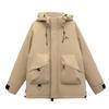 Jacket Men's Outdoor Tooling Wind Jacket Men's and Women's Hooded Trend Brand Versatile Wear-resistant Jacket Windbreaker