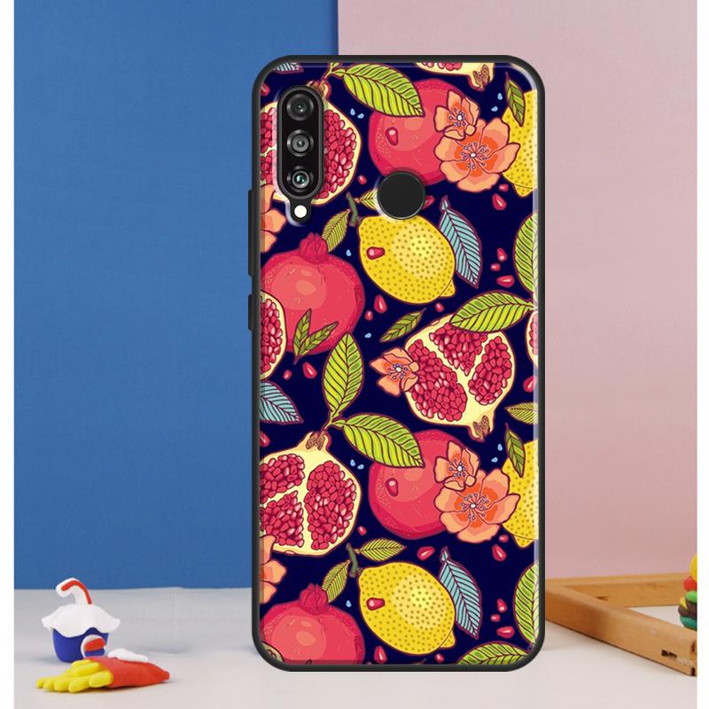 Sommer Zitrone und Blatt Für Huawei Nova Y90 Y70 Y60 Y72 Y61 Y91 12s 12i 11i 7i 8i 9 10 SE P60 Pro P30 P40 Lite Hülle