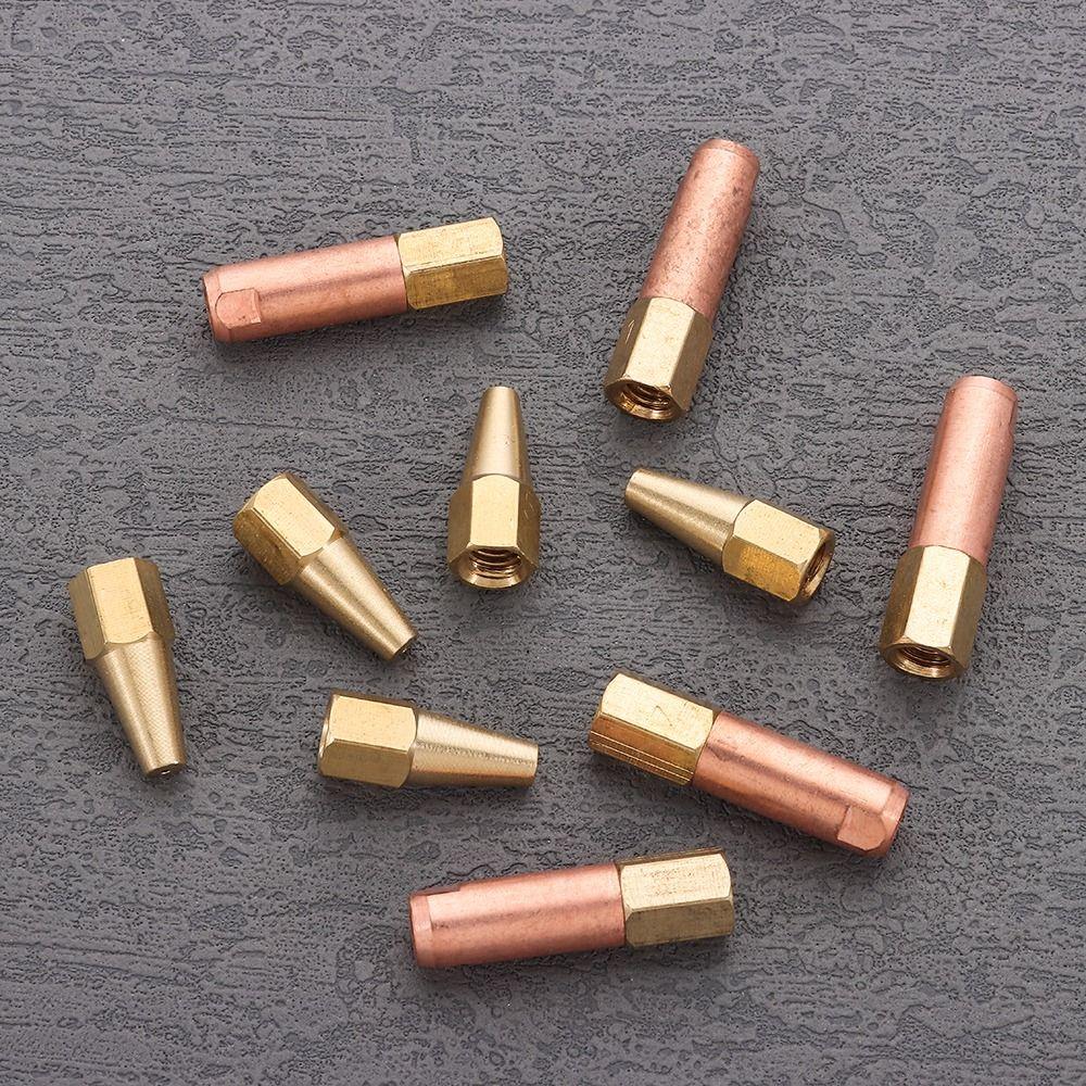 5Pcs/Set Propane Acetylene Torch Tip Welding Accessory Oxygen Welding Gas Brazing Torch Nozzle