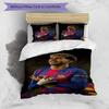 Lamine Yamal Fcb World Cup Champion Bedding Set,Premium Bed Linen for Bedroom Home Decoration,Perfect Collectible Gift for Messi Fans,Easy Care Duvet 