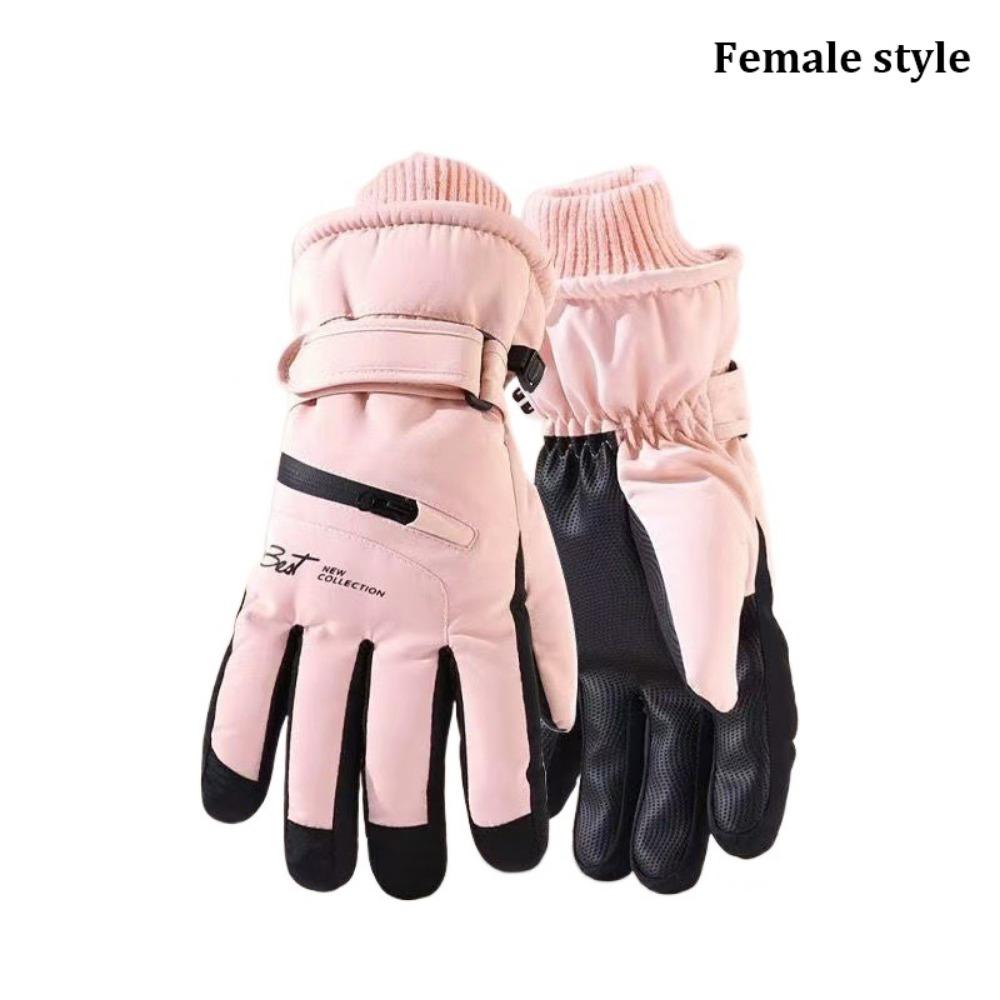 Windproof Skiing Gloves for Men Waterproof Sports Cycling Motocycle Gloves Thickened Touch-screen Snowboard Gloves Winter