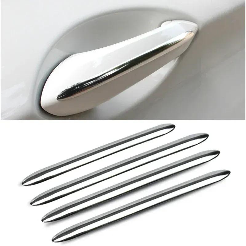For BMW 5 Series F10 F11 F07 F01 2011-2017 Stainless Steel Exterior Door Handle Cover Trim Decoration Sticker