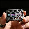 Hollow Fidget Spinner Magnetic Push Card Toy Unlimited Pushing Fidget Slider Toy Adults