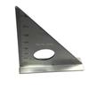 Stainless Steel Woodworking Ruler Square Layout Miter Triangle Rafter 45 Degree 90 Degree Metric Gauge Measuring Gauging Tools