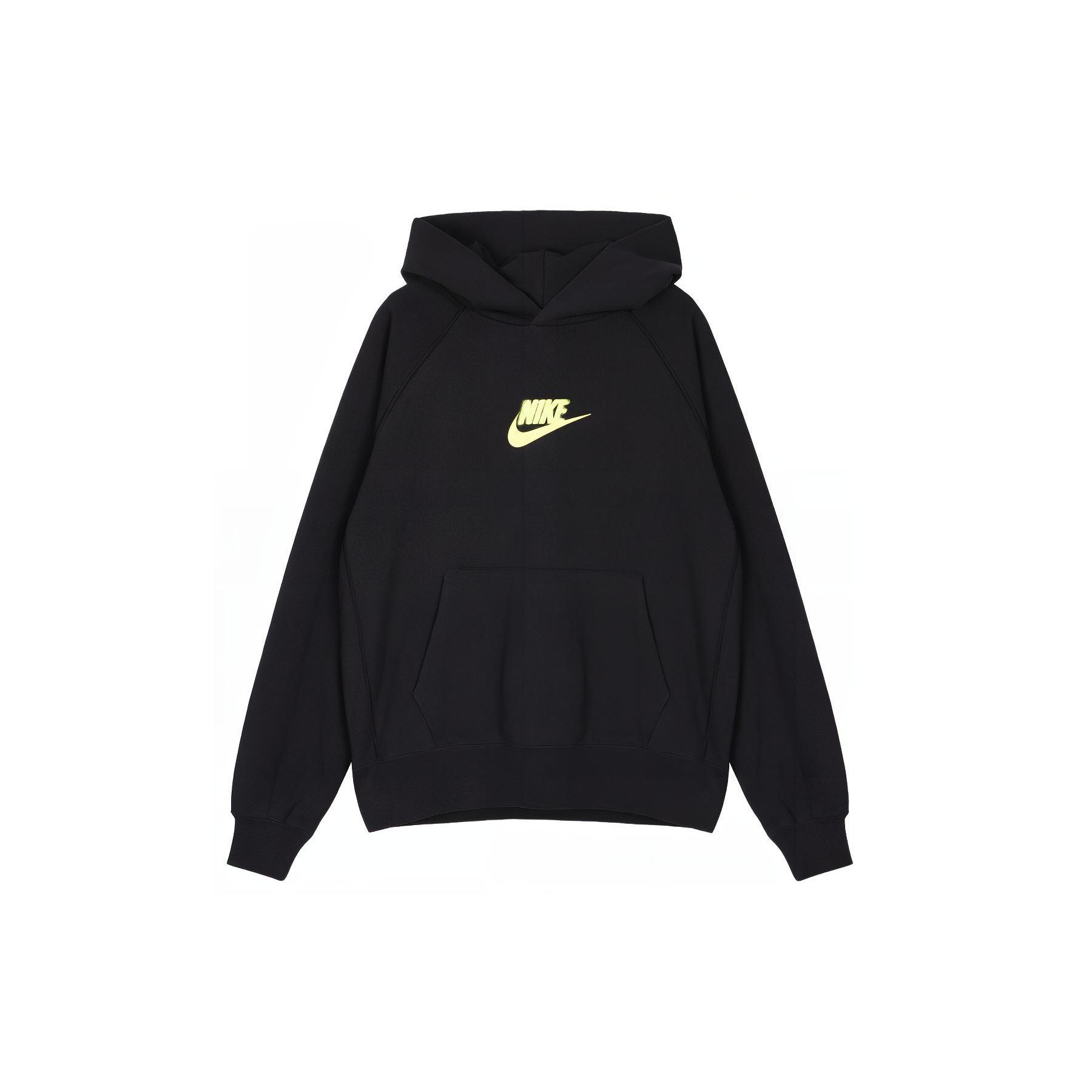 Nike Sportswear Logo Pullover Hoodie Men Hoodies Black HJ1465-010 L