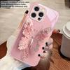 Farfalla Fiore Verde Per iPhone 16 E 15 14 13 Plus 12 mini 11 Pro Max XR Xs Max X 7 8 6 6S 2022 Custodia in Vetro Temperato per Telefono