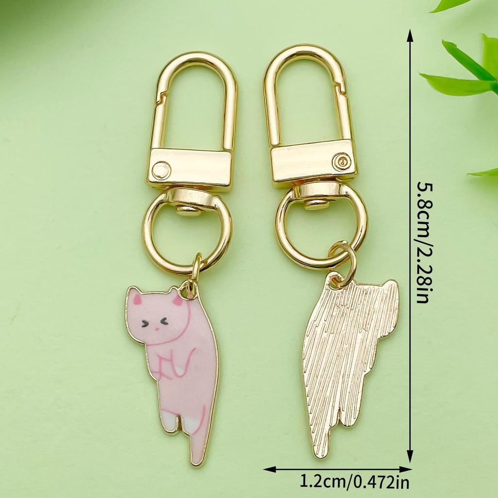 Sailor Moon Luna Cat Keychain - Cute Cartoon Pendant for Bags and Backpacks
