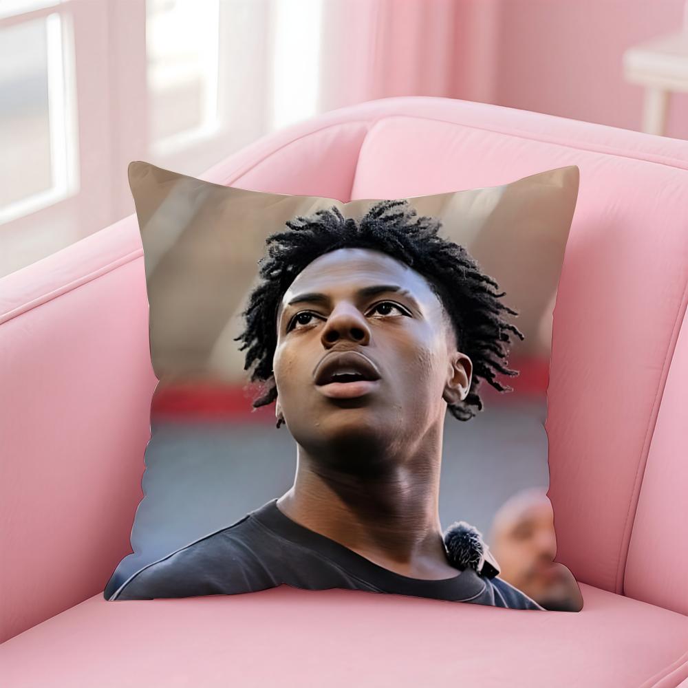 Streamer energico iShowSpeed Federa per Cuscino Morbida Tessuto Amichevole Cerniera a Scomparsa