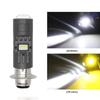 1Pcs CSP Moto LED H4 BA20D P15D Motorcycle Headlight Bulb Super Bright 1450LM Motos Accessories High Lo Beam Fog Light 12V