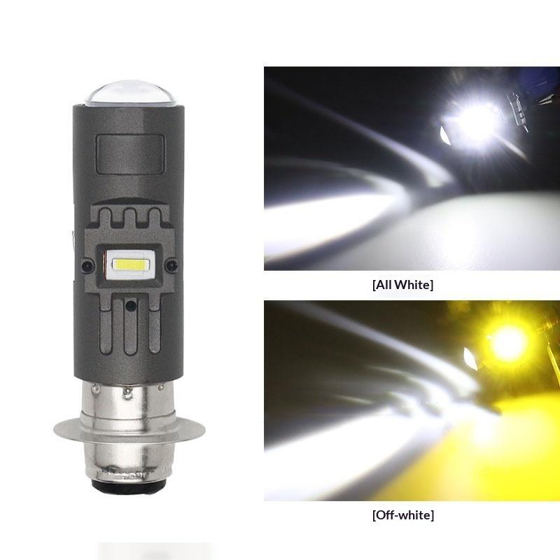 1Pcs CSP Moto LED H4 BA20D P15D Motorcycle Headlight Bulb Super Bright 1450LM Motos Accessories High Lo Beam Fog Light 12V