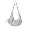 Schoudertas met Polka Dots in Koreaanse Stijl voor Dames - Gepersonaliseerde Geplooide Crossbody Tas voor Werk, Reizen en Uitjes.