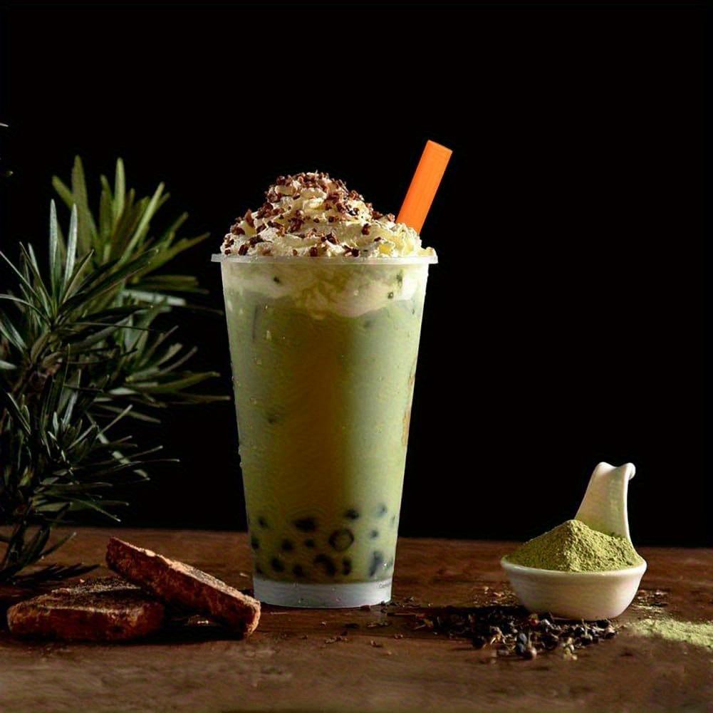 50Pack Colorful Reusable PP Wide Straws - 1.1cm/21cm for Boba, Shakes & Popsicles. Food-safe, Durable Drink Accessories