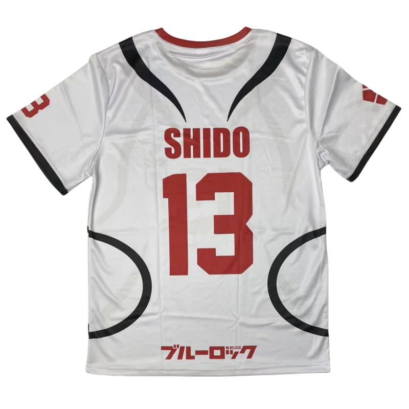 Anime Shidou Hemd Cosplay Kostüme #13 Japan U20 Fußballtrikot Shidou Ryuusei Fußball Trainings-T-Shirt 3D-Druck