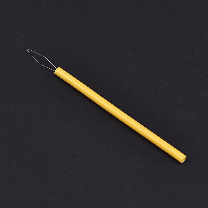 10 Stück Zylindrischer Bunter Nadelöser Nähgarn Einfädler DIY Nähzubehör Fadenführer Perlenfädler Einfädelnadel Shenqi Nähen