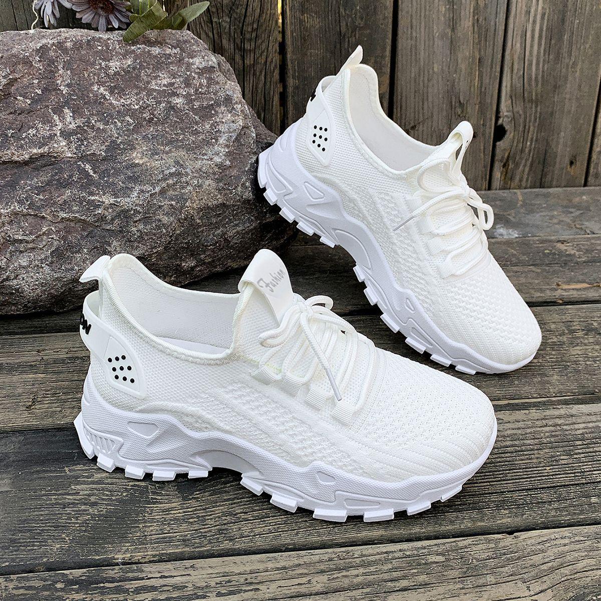 

Обувь женская супер мягкая мода новые импортные кроссовки сетчатые дышащие ретро платформа Forrest Gump обувь корейская версия спортивная обувь 42