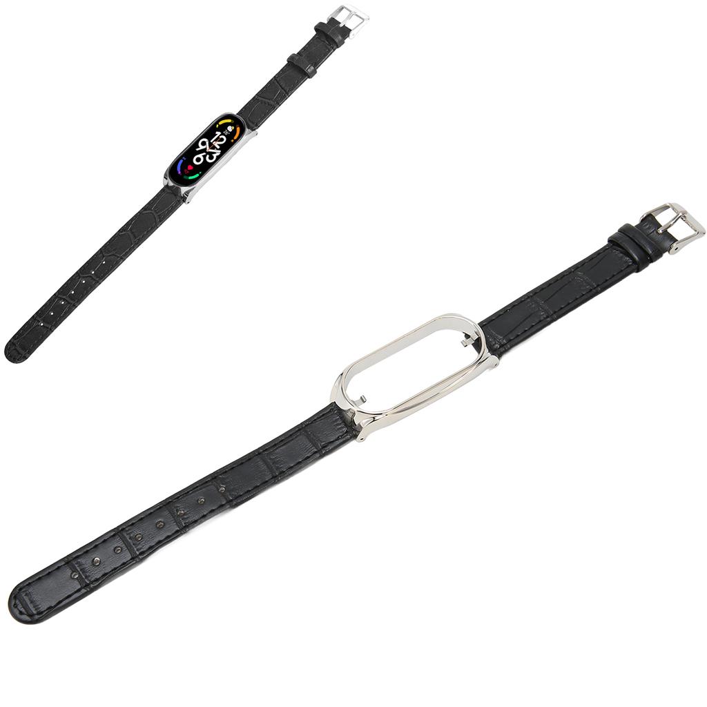Sport Wrist Band for Band 7 Soft PU Leather Breathable Replacement Strap for Running Hiking