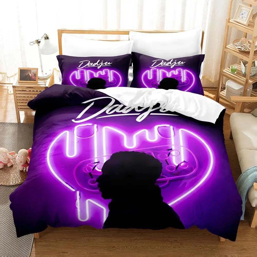 

3D Print Singer Dadju Prince Dadj Beding Set Soft Duvet Cover Bed Linen Set Comfortable Quilt Cover Pilowcase Warm Comforter king Quen Sized Dimension 100*200cm Single