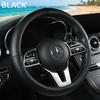 Napa Leather Steering Wheel Cover Non-Slip Inside, Universal 15 Inch for Car, All Season & Wear-Resistant